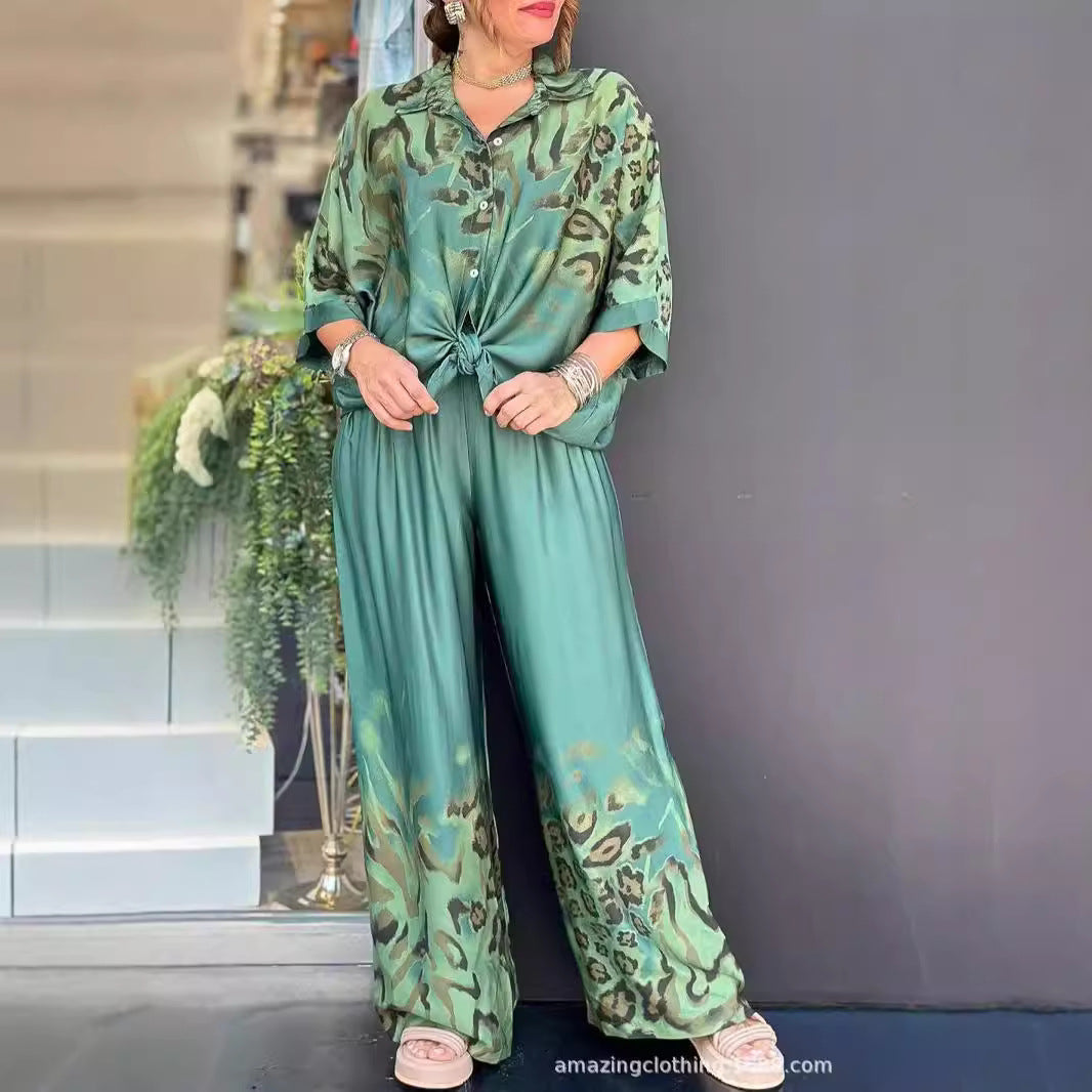 Conjunto Leopardo Seda Comfort