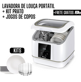 Mega Lava louça Portátil 3L - Lava e Seca + Brindes Exclusivos - Black Friday