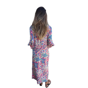 Vestido Vibes Tropicais Boho Chic