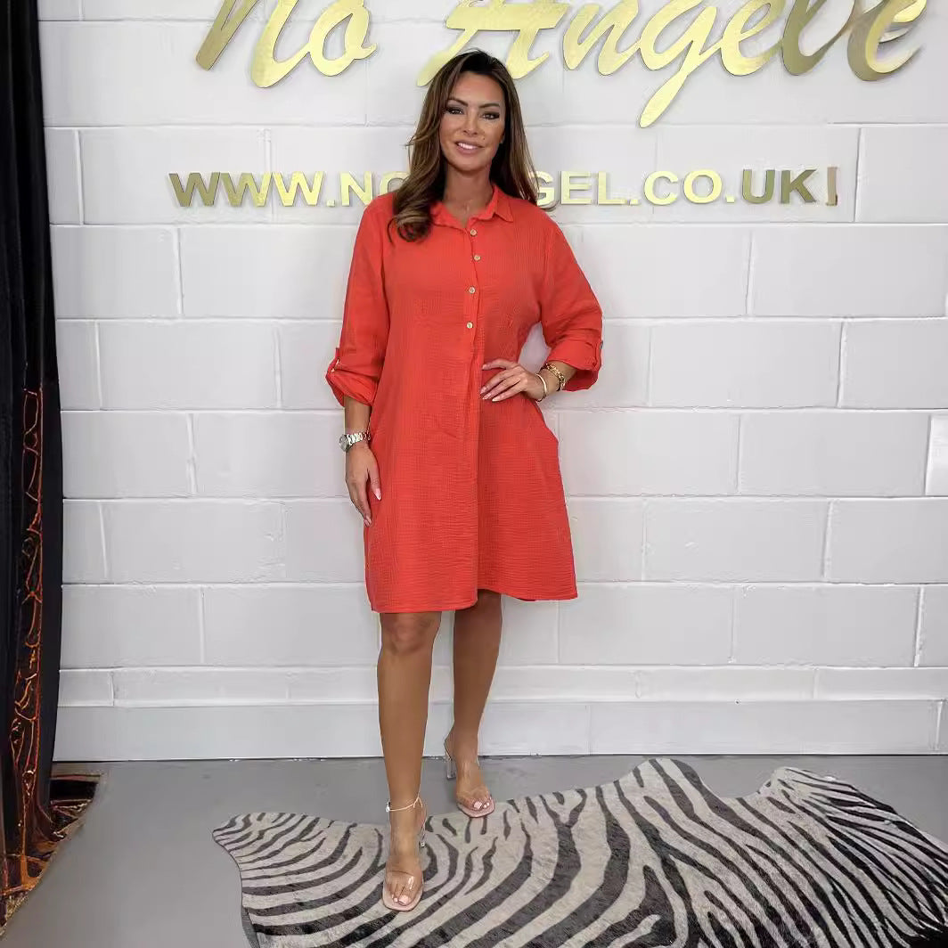 Chemise Conforto Fashion Algodão Linho