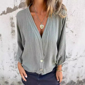 Blusa Solta Vibe Brasil AlgodãoLinho