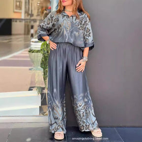 Conjunto Leopardo Seda Comfort