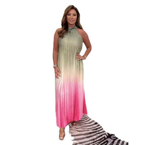 Vestido Duocolor Elegância Brasileira