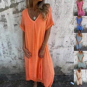 Vestido Longo em Linho Summer