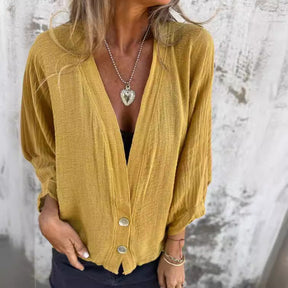 Blusa Solta Vibe Brasil AlgodãoLinho