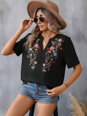 Blusa Encanto Bordado Florale