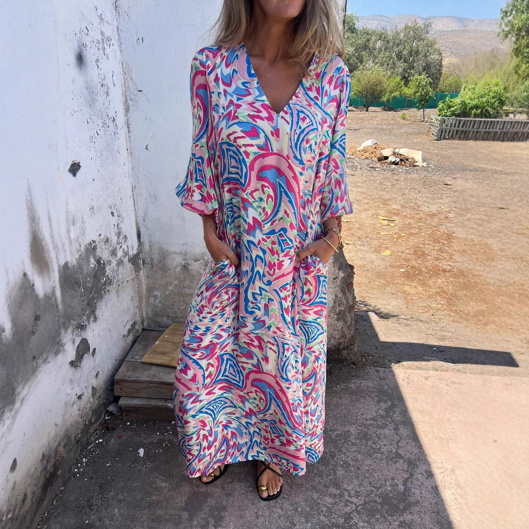Vestido Vibes Tropicais Boho Chic