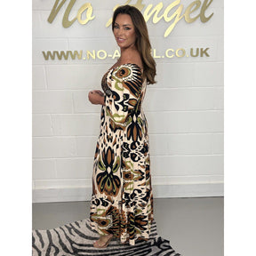 Vestido Estampado Glamour Brasil