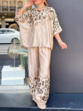 Conjunto Leopardo Seda Comfort