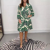 Vestido Estampado Solto Conforto Feminino 2024