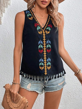 Blusa Étnica Chic Verão