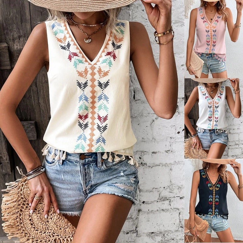 Blusa Étnica Chic Verão