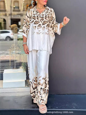 Conjunto Leopardo Seda Comfort