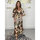 Vestido Estampado Glamour Brasil