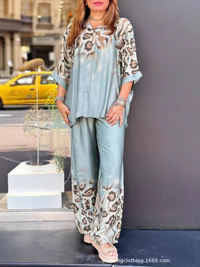 Conjunto Leopardo Seda Comfort