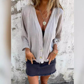 Blusa Solta Vibe Brasil AlgodãoLinho