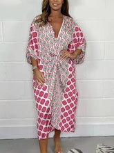 Vestido Feminino Verão Floral VNeck Soltinho