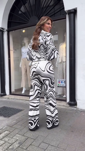 Conjunto Fernanda- Camisa e Calça Pantalona